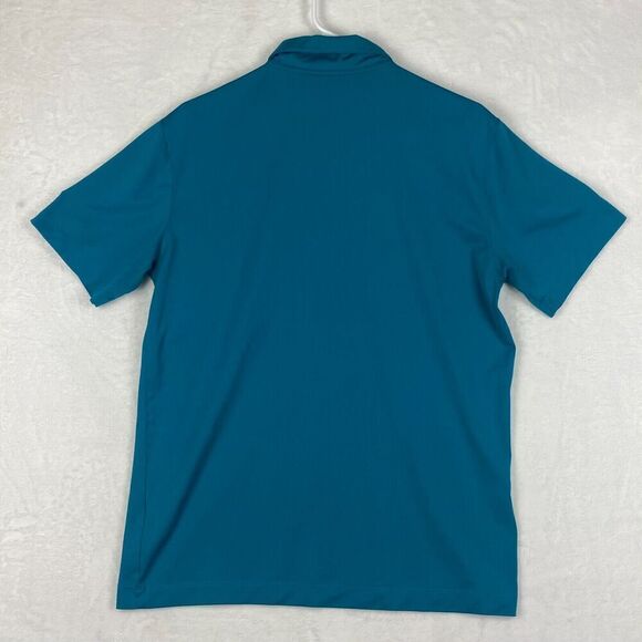 Nike Dri Fit Golf Polo Shirt Mens Medium Logo Short Sleeve - Picture 2 of 10